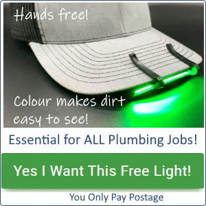 Free Cap Light for plumbing jobs.